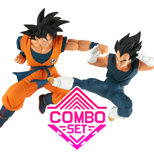 Figurine Goku VS Vegeta Dragon Ball Super : Super Hero Match Makers Special Set