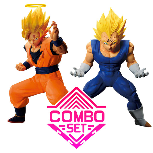 Figurine SSJ2 Goku VS Majin Vegeta Dragon Ball Z Match Makers Special Set