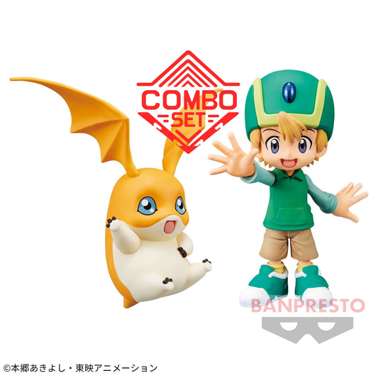 Figurine Takeru Takaishi & Patamon DXF Digimon