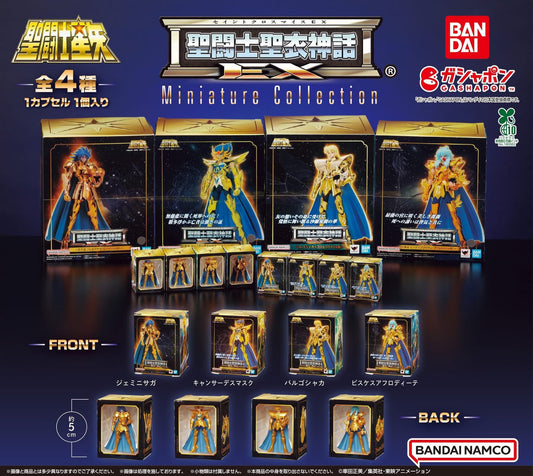Figurine Saint Seiya Myth Cloth EX Gashapon Saint Seiya Set Complet 4pcs
