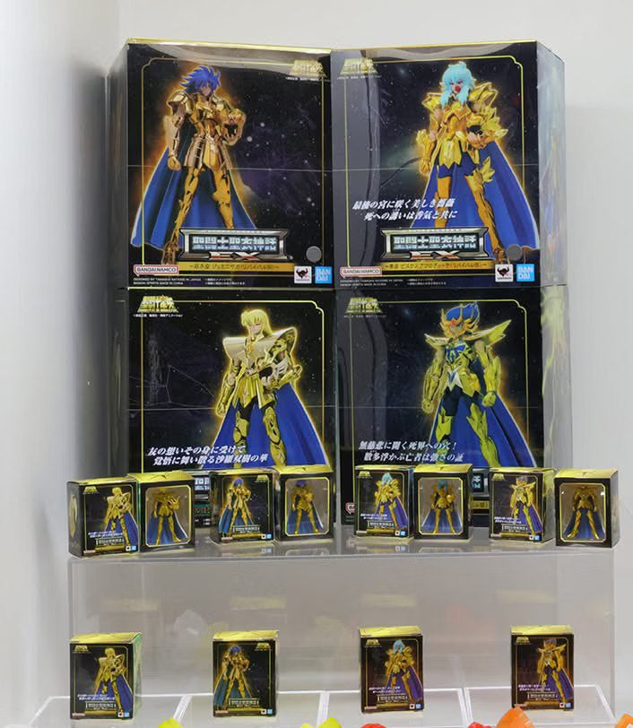 Figurine Saint Seiya Myth Cloth EX Gashapon Saint Seiya Set Complet 4pcs