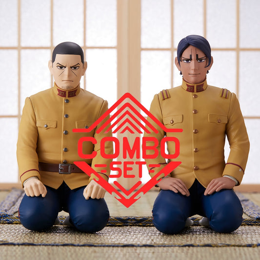 Figurine Hajime Tsukishima & Otonoshin Koito Chokonose Luminasta Golden Kamui Combo Set