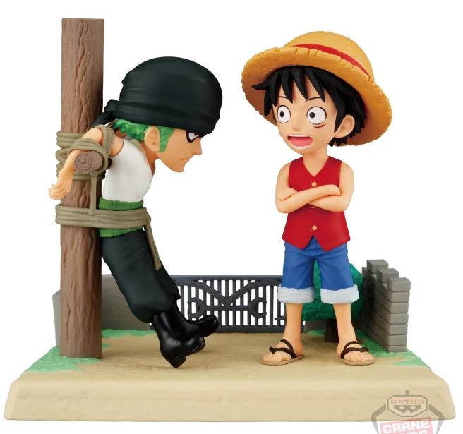 Figurine One Piece WCF Log Stories Luffy & Zoro La Rencontre