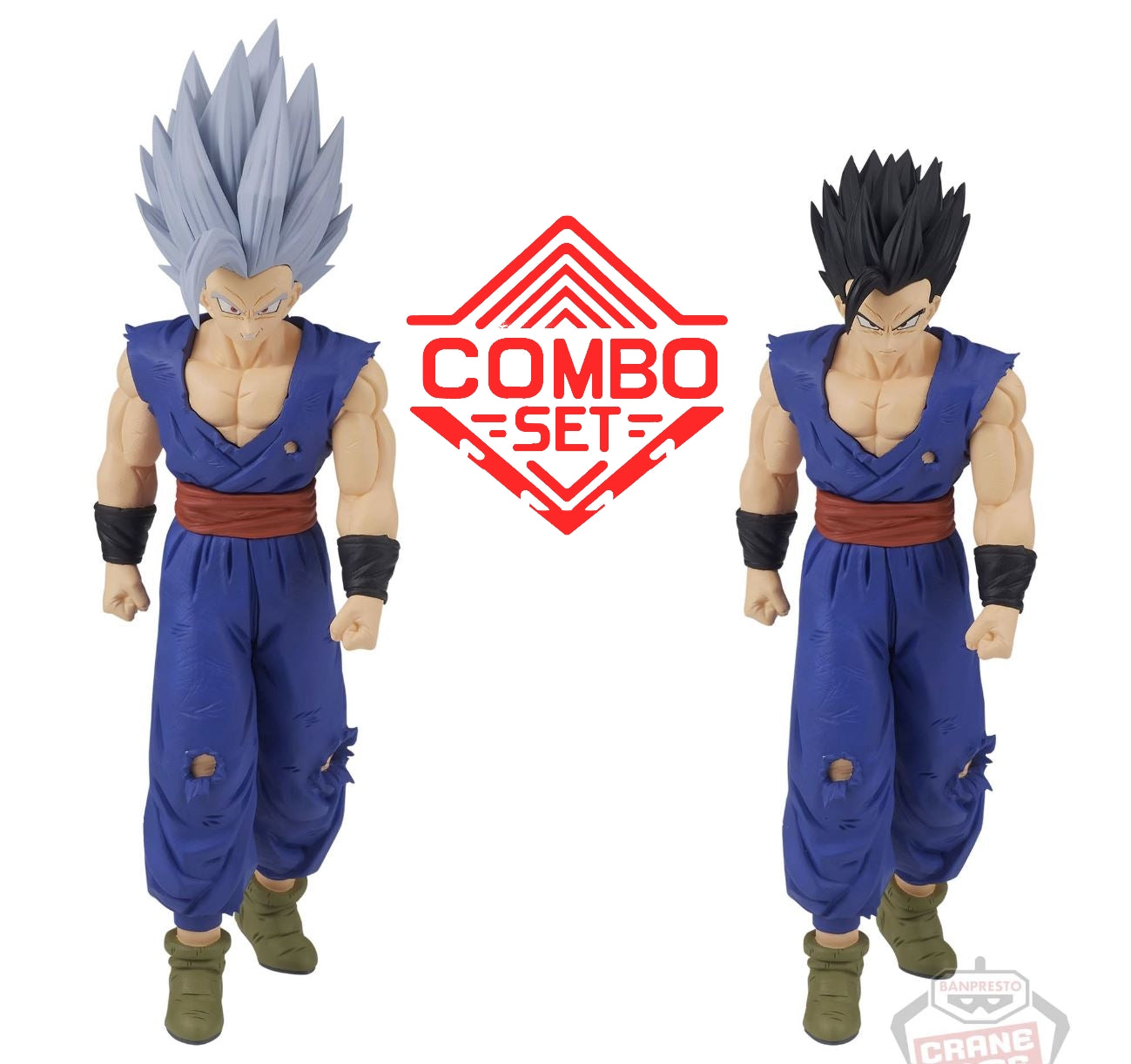 Figurine Gohan Beast (A) & Ultimate Gohan (B) Solid Edge Works THE Departure 14 Dragon Ball Combo Set