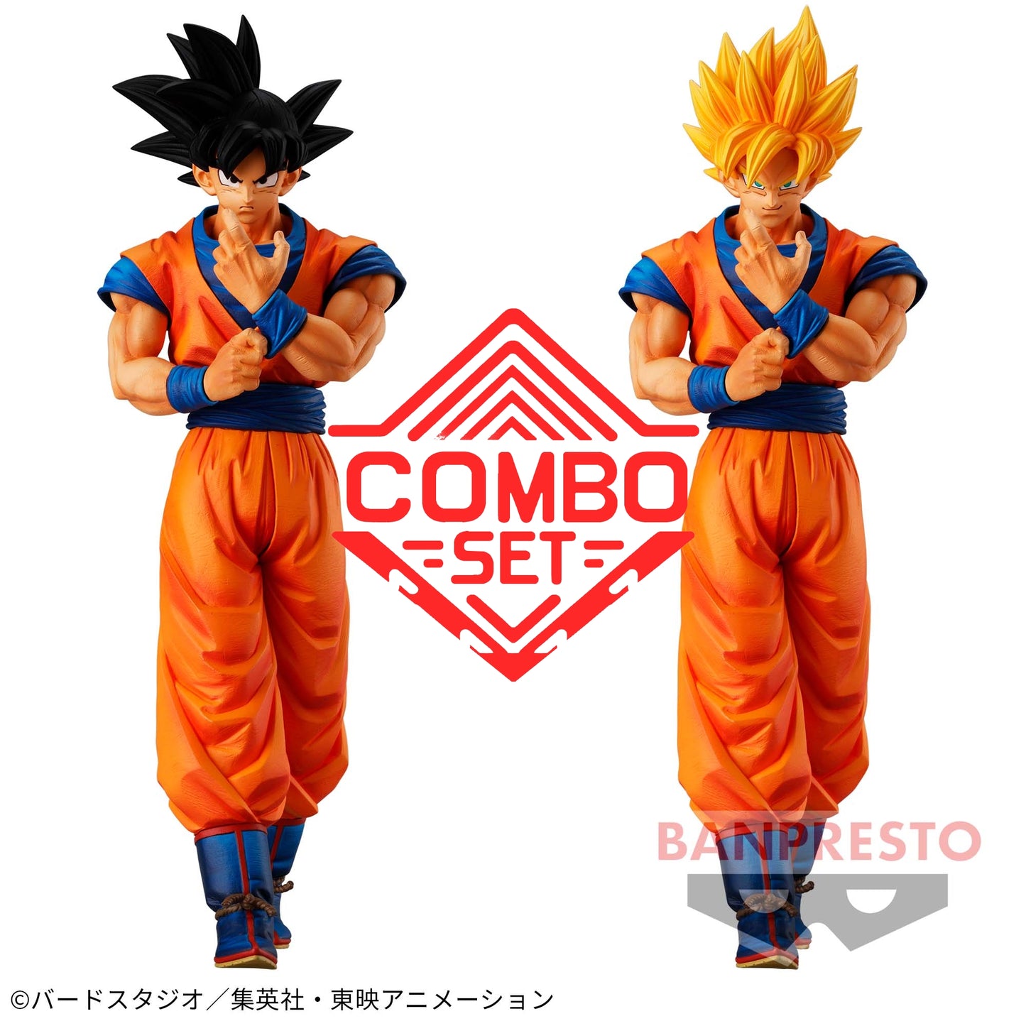 Figurine Goku (A) & Goku Ssj (B) Solid Edge Works  THE Departure 1 Dragon Ball