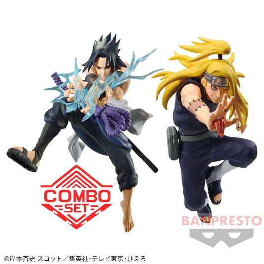 Figurine Sasuke & Deidara Vibration Stars Naruto Shippuden Combo Set