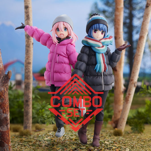 Figurine Nadeshiko Kagamihara & Rin Shima Luminasta Yuru Camp Combo Set