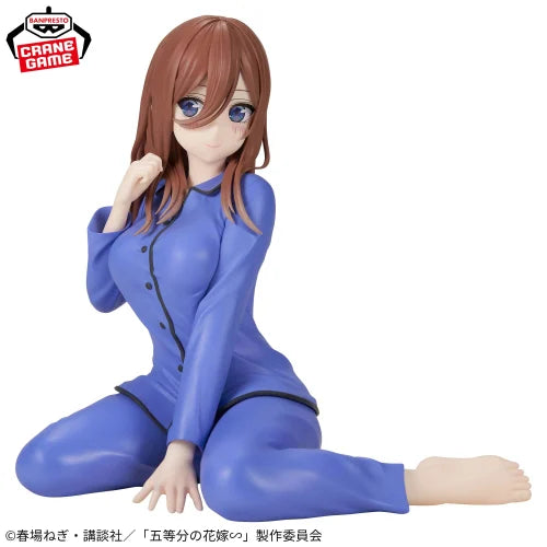 Figurine Miku Nakano Pajama Ver. Relax Time The Quintessential Quintuplets