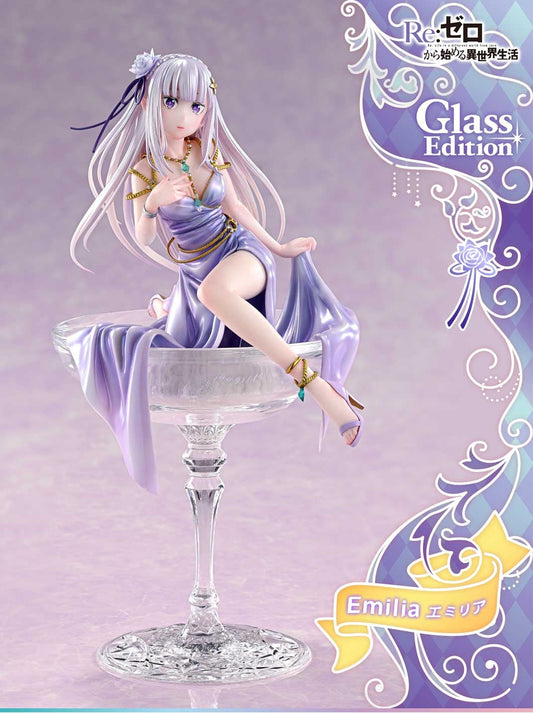 Figurine Emilia Glass Edition Re:Zero - Starting Life in Another World