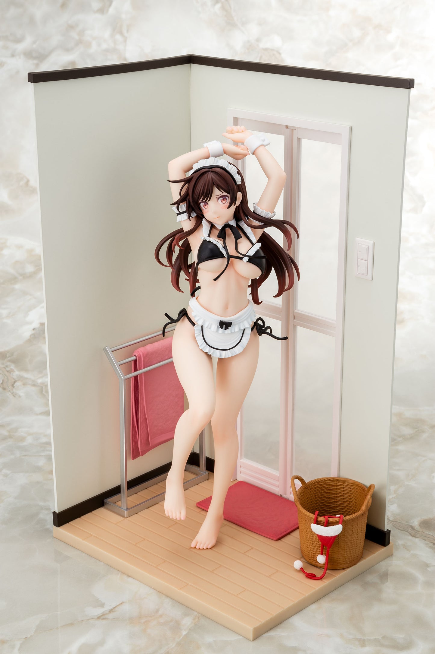 Figurine Mizuhara Chizuru Maid Bikini Okigae Ver. Rent-A-Girlfriend