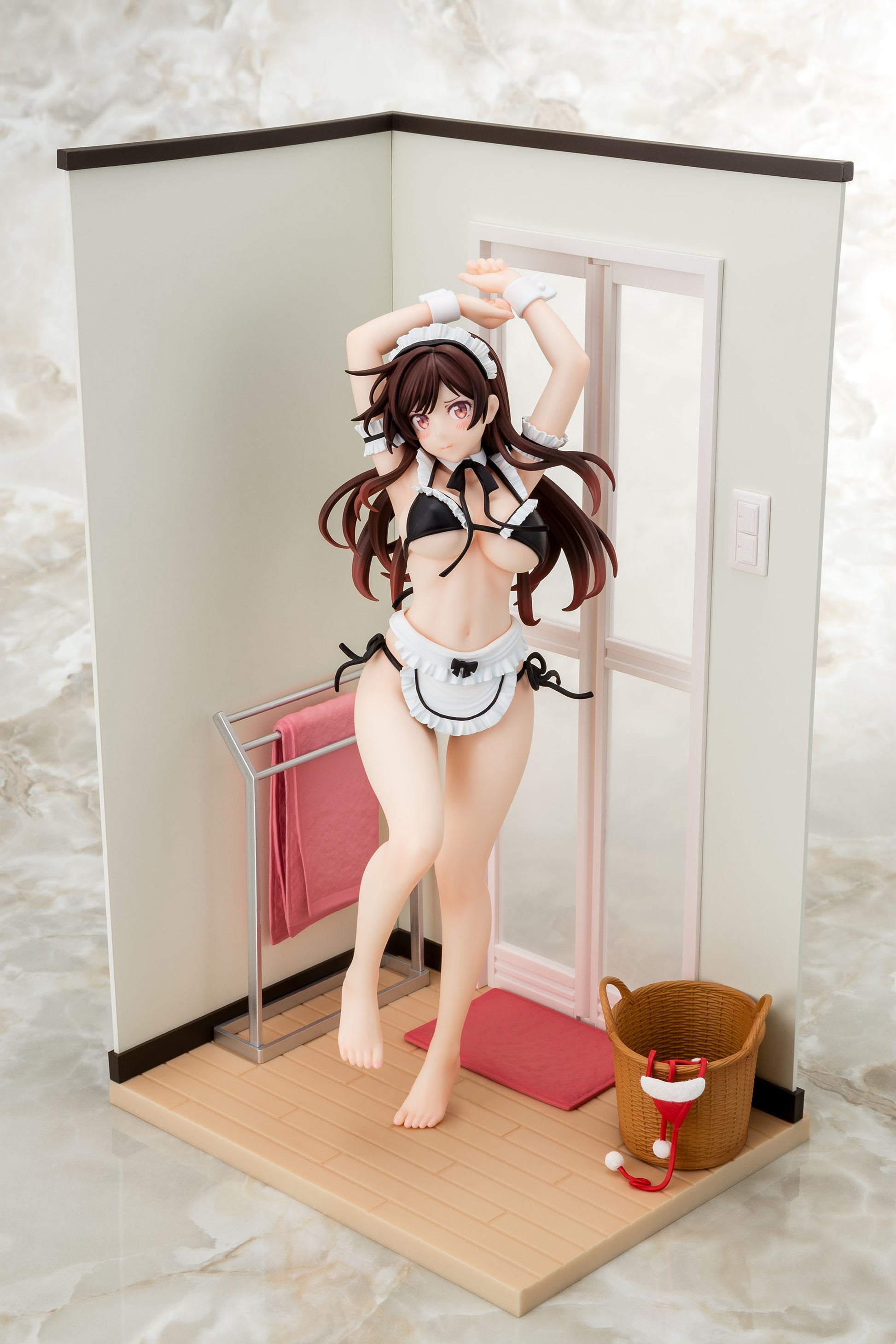 Figurine Mizuhara Chizuru Maid Bikini Okigae Ver. Rent-A-Girlfriend