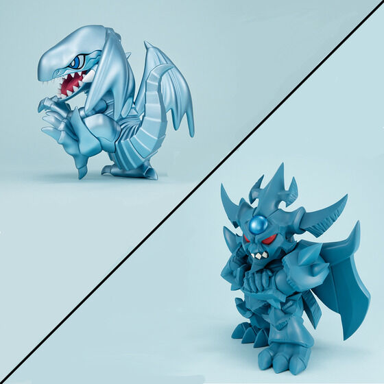 Figurine Dragon Blanc aux Yeux Bleus & Obelisk Megatoon Yu-Gi-Oh Combo Set