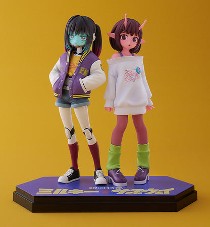 Figurine Chiharu & Makina Pop Up Parade SP Milky Subway The Galactic Limited Express