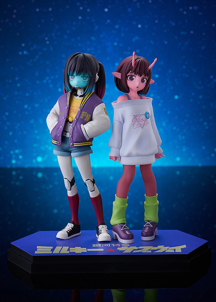 Figurine Chiharu & Makina Pop Up Parade SP Milky Subway The Galactic Limited Express