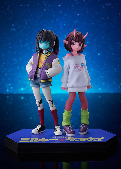 Figurine Chiharu & Makina Pop Up Parade SP Milky Subway The Galactic Limited Express