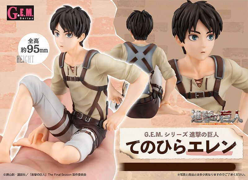 Figurine Eren Jaeger Tenohira Ver. G.E.M. Series Attack on Titan
