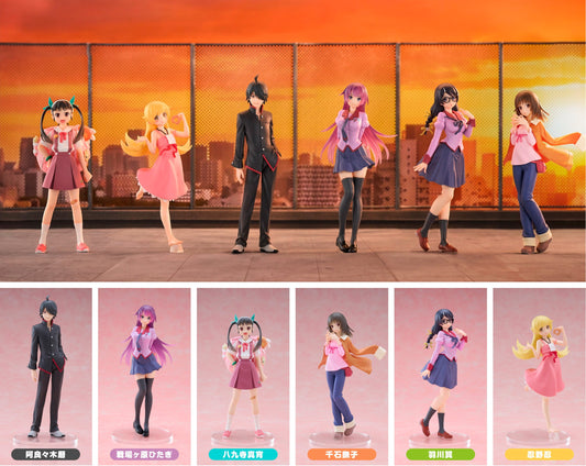 Figurine Bakemonogatari Chillfigg Bakemonogatari Set Complet