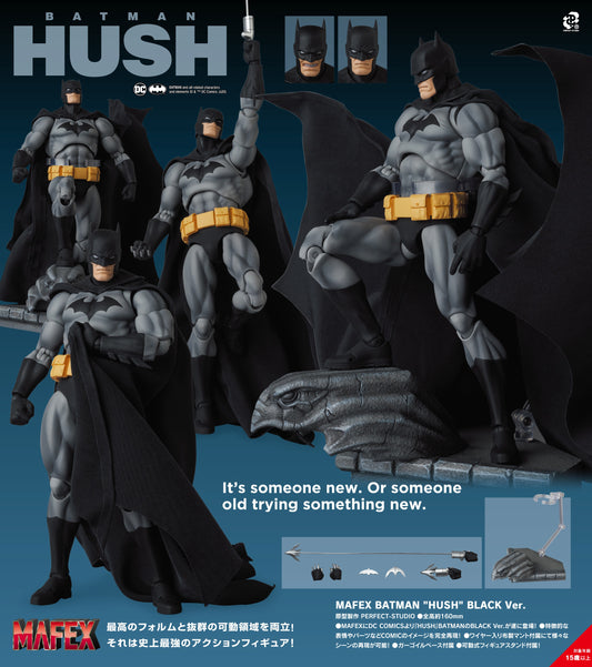 Figurine Batman Hush Black Ver. Mafex Batman