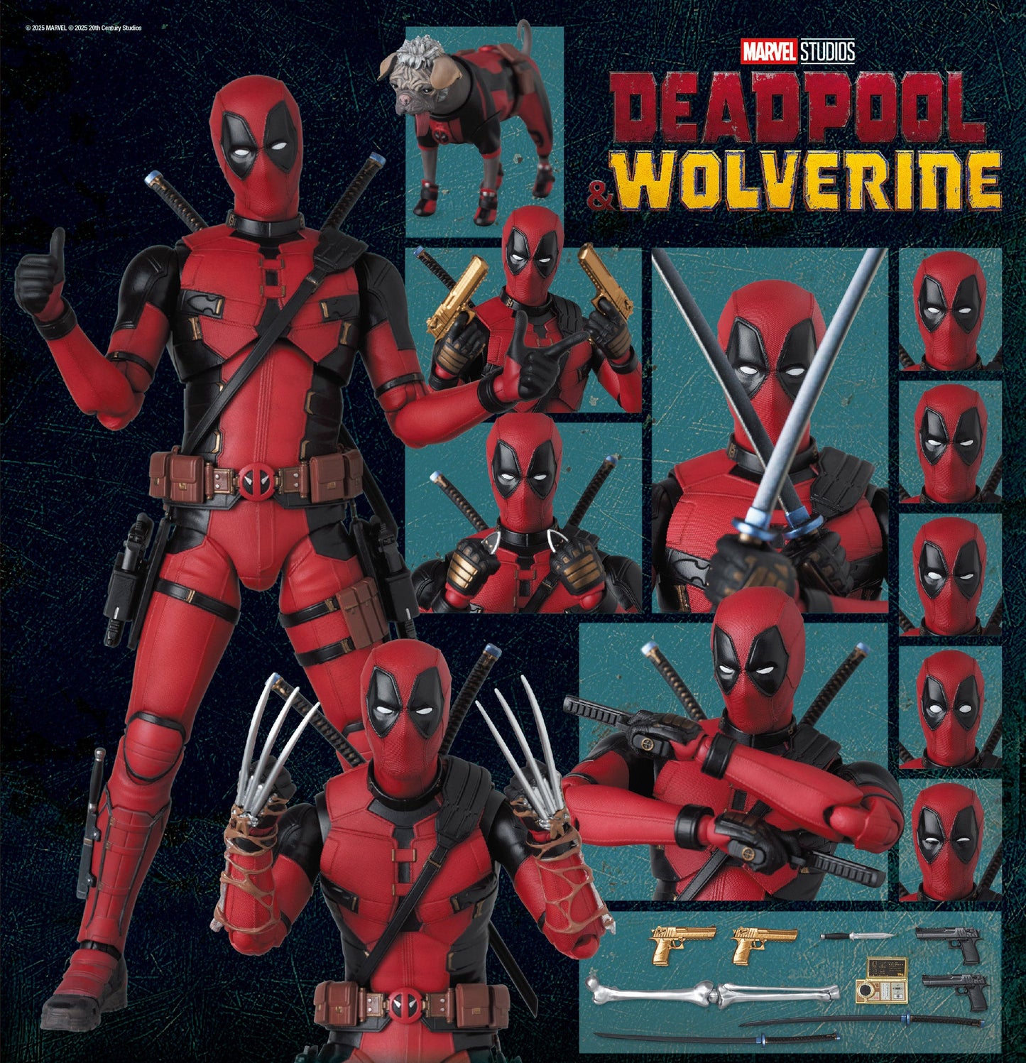 Figurine Deadpool Wolverine Ver. Mafex Deadpool