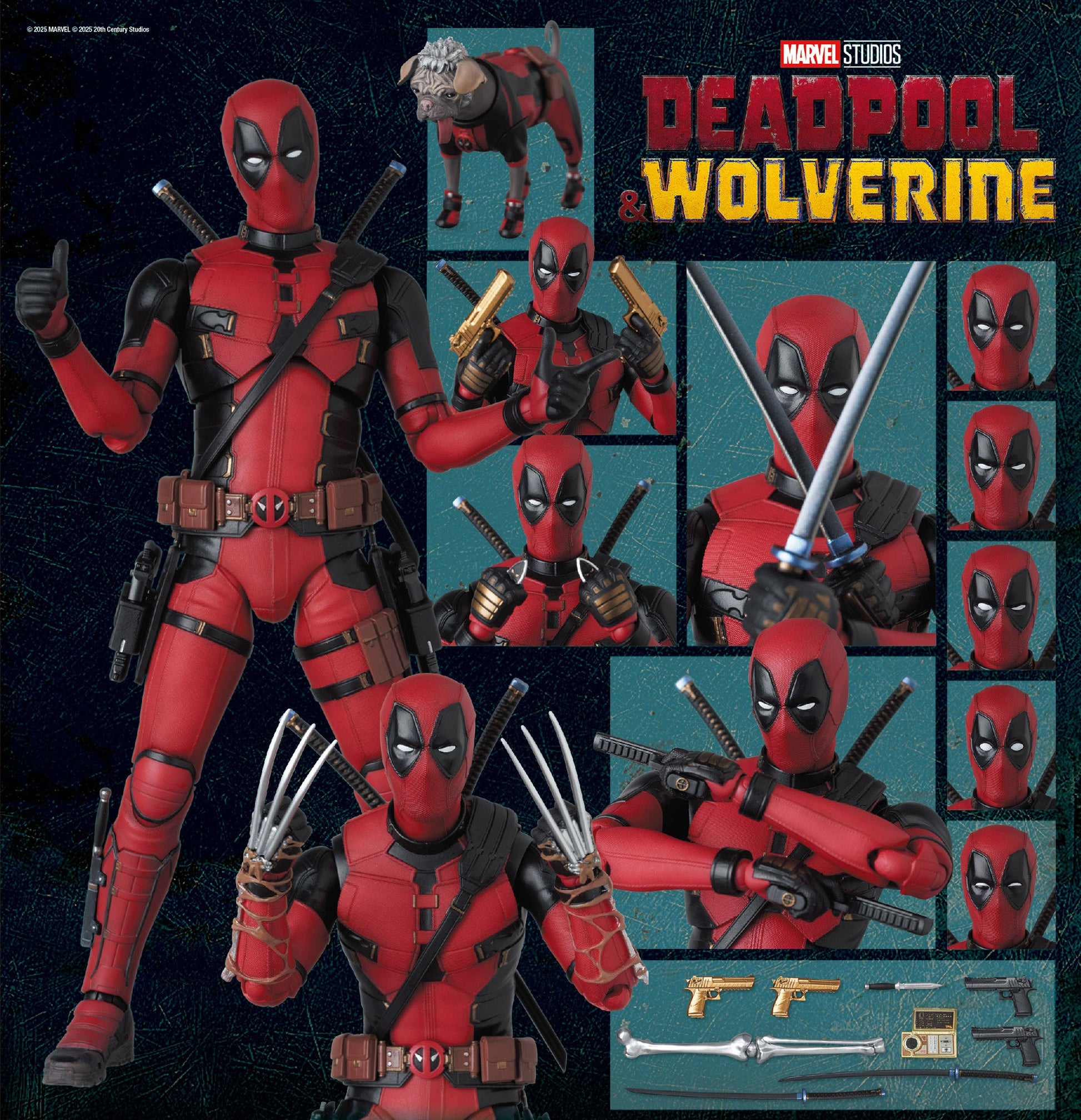 Figurine Deadpool Wolverine Ver. Mafex Deadpool