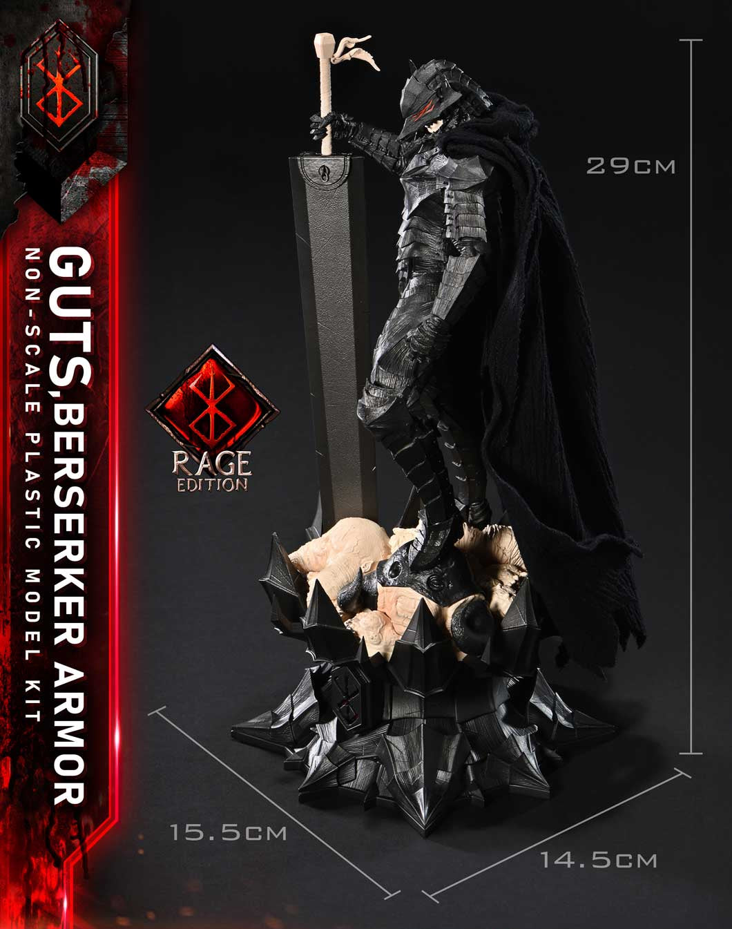 Figurine Guts Berserk Armor Ver. Plastic Model Kit Berserk