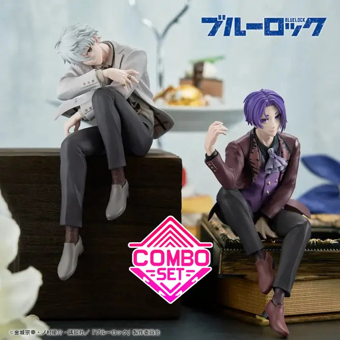 Figurine Nagi Seishiro & Reo Mikage Sweets Flavor Ver. Banpresto Blue Lock Combo Set