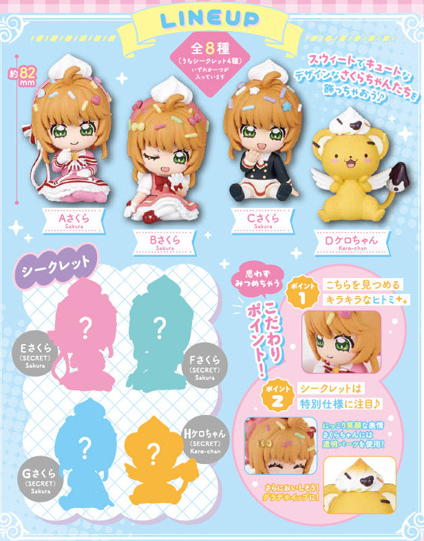 Figurine Sakura Kinomoto Poppin' Sprinkles Ver. Perihapi Cardcaptor Sakura Box 8Pcs