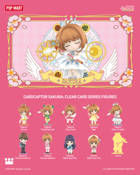 Figurine Cardcaptor Sakura Clear Card Arc Ver. Popmart Cardcaptor Sakura 9Pcs