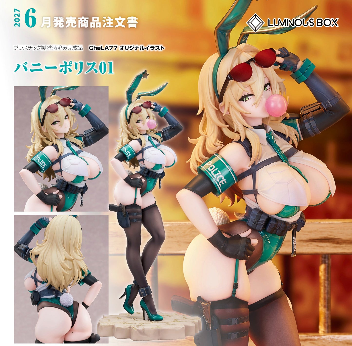 Figurine Bunny Cops 01 CheLA77