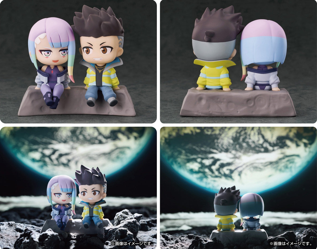 Figurine Lucy Kushinada & David Martinez Qset+ Cyberpunk Edgerunners