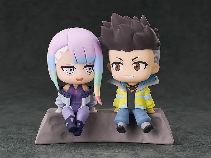Figurine Lucy Kushinada & David Martinez Qset+ Cyberpunk Edgerunners