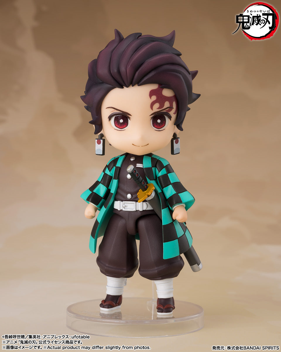 Figurine Tanjiro Kamado Blade of Rengoku Kyojuro Ver. Figuarts Mini Demon Slayer