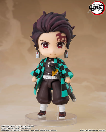 Figurine Tanjiro Kamado Blade of Rengoku Kyojuro Ver. Figuarts Mini Demon Slayer