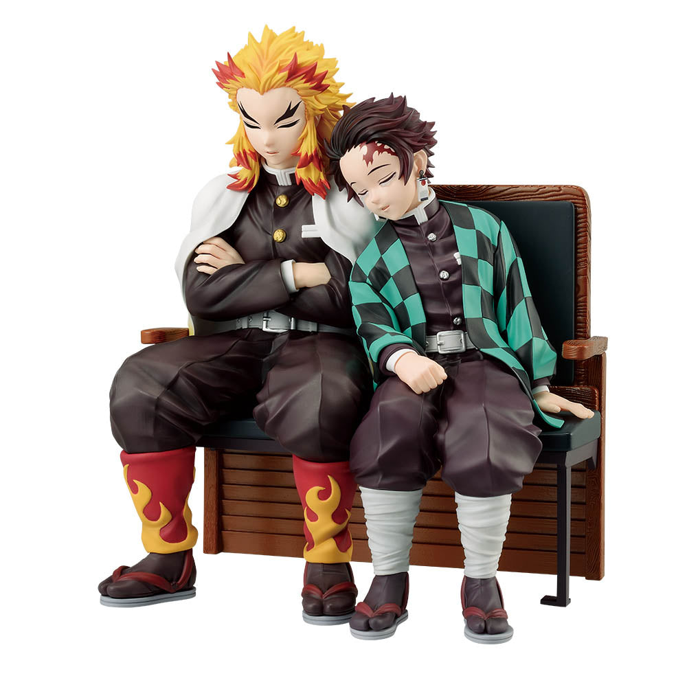 Figurine Tanjiro Kamado & Rengoku Kyojuro (Last One) Ichiban Kuji Demon Slayer Bond Trajectories