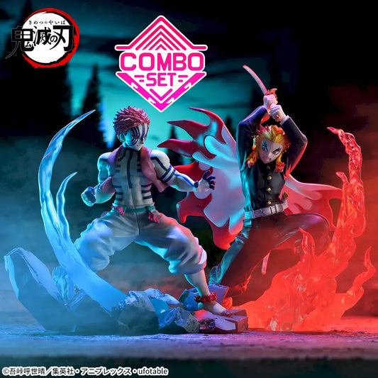 Figurine Akaza & Rengoku Kyojuro Xross Link Luminasta Demon Slayer Combo Set