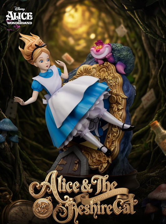 Figurine Alice & The Cheshire Cat Master Craft Alice au Pays des Merveilles Disney