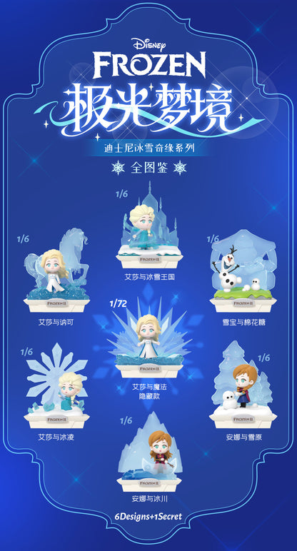 Figurine La Reine des Neiges Frozen Series Disney Box 6Pcs