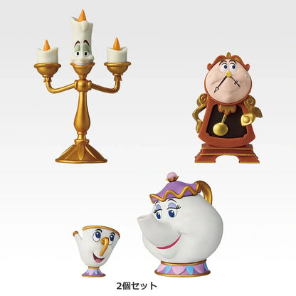 Figurine La Belle et la Bete (G) Ichiban Kuji Disney Enchanted Glow Set Complet