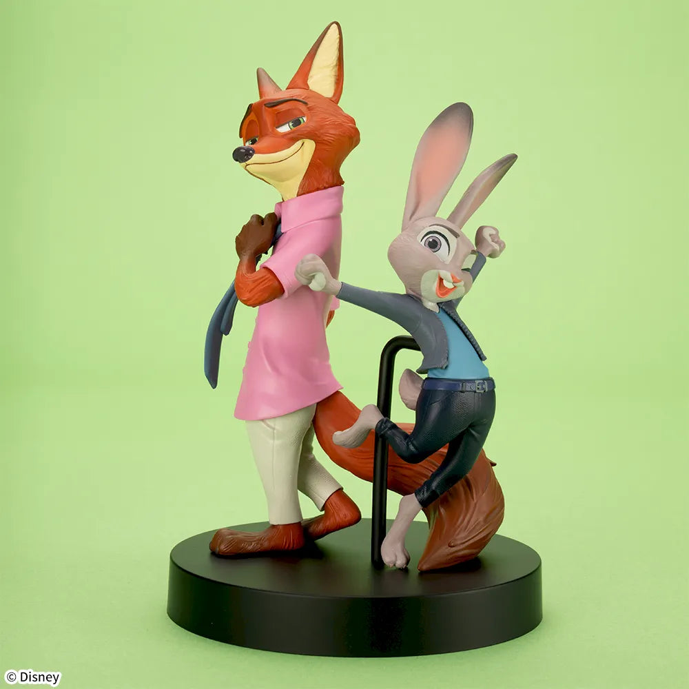 Figurine Judy & Nick Act/Cut Luminasta Zootopie Disney