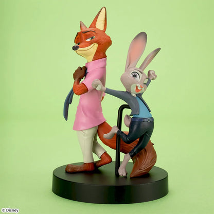 Figurine Judy & Nick Act/Cut Luminasta Zootopie Disney