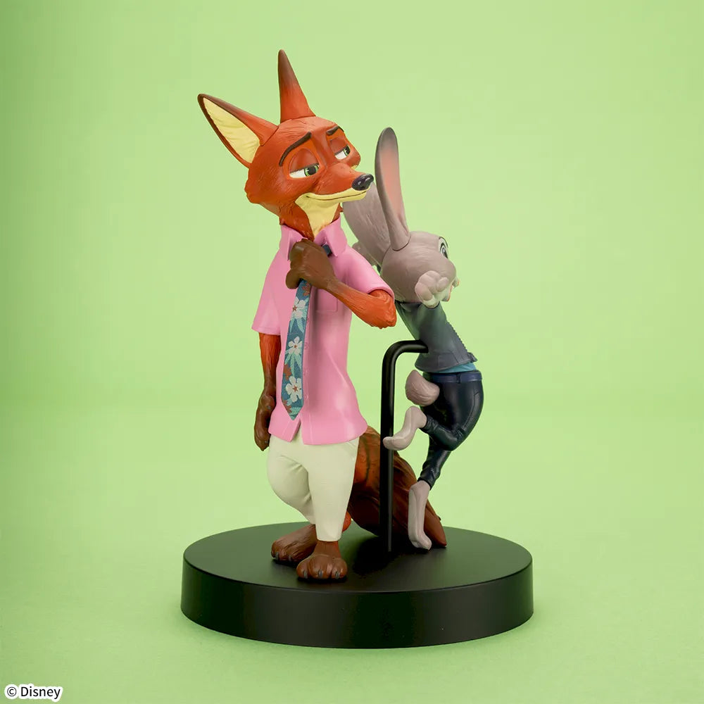 Figurine Judy & Nick Act/Cut Luminasta Zootopie Disney