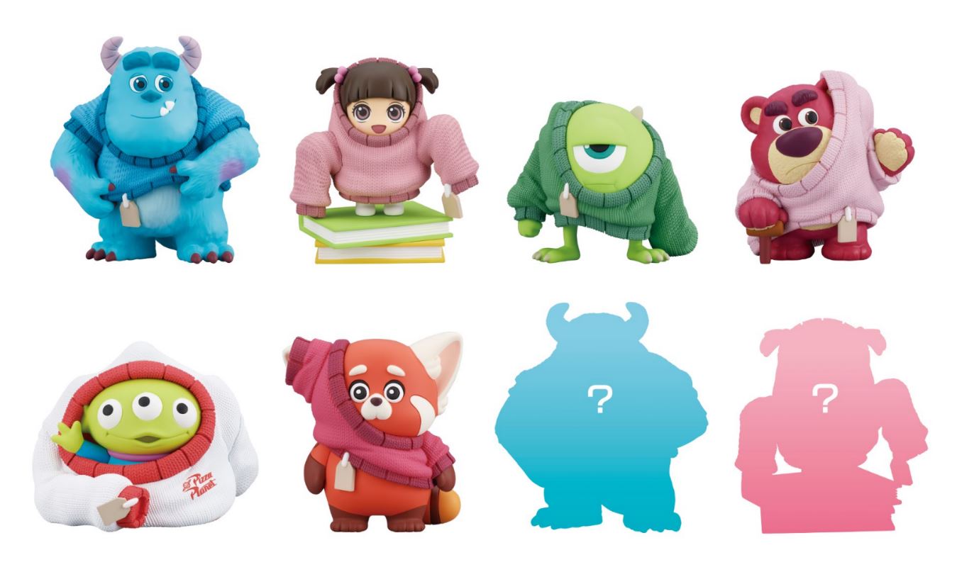 Figurine Monstres & Cie Perihapi Disney Box 8Pcs