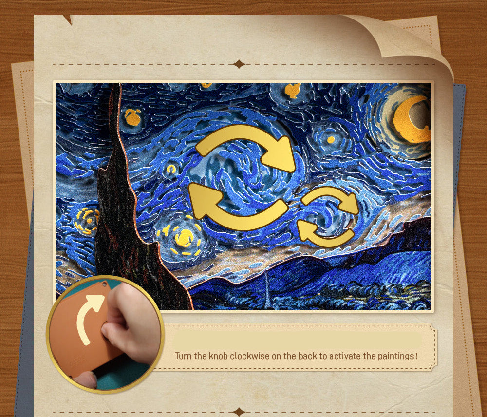 Figurine Le Cri Edvard Munch Living Painting Series 4Pcs