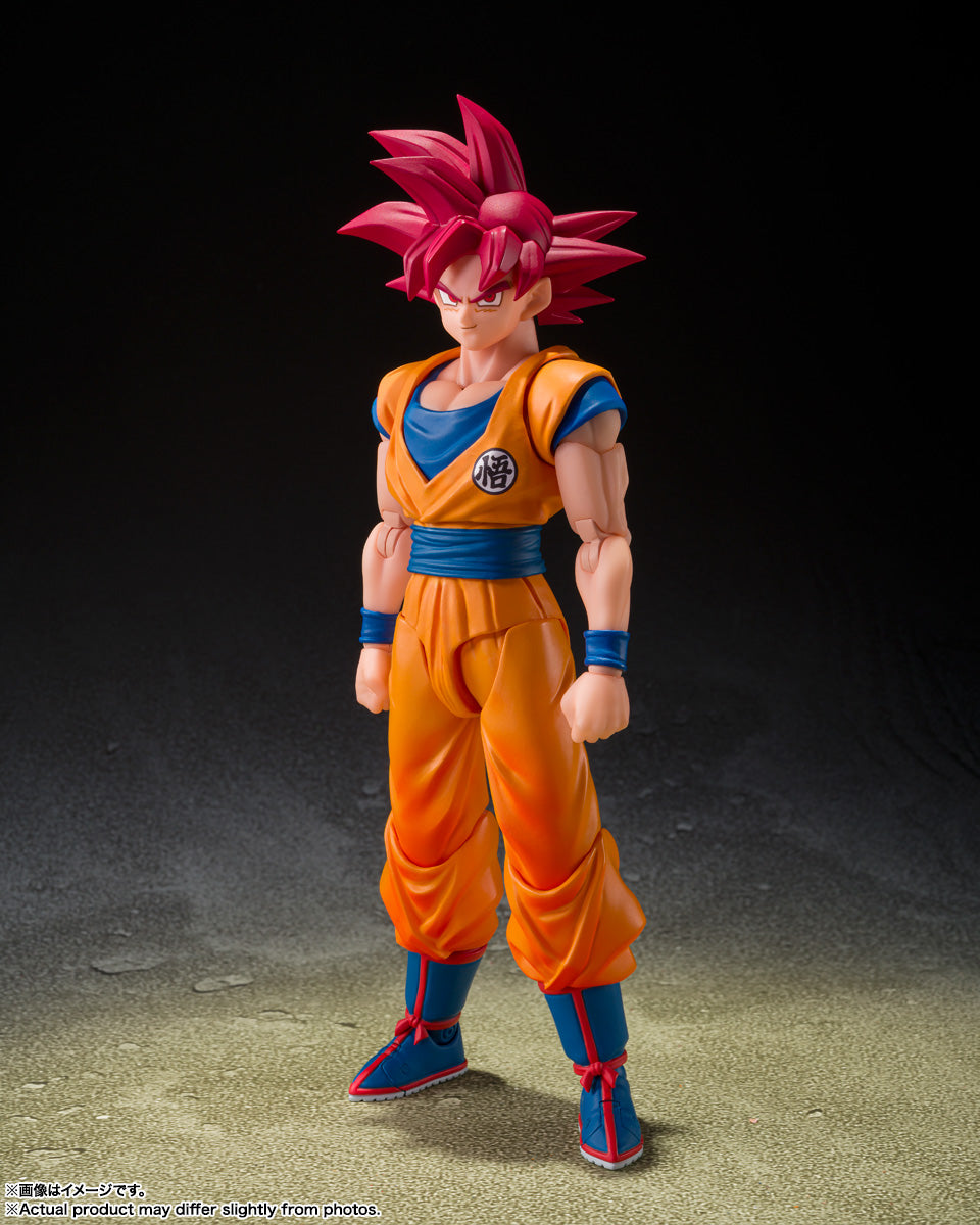 Figurine Super Saiyan God Goku With God Care Ver. S.H. Figuarts Dragon Ball