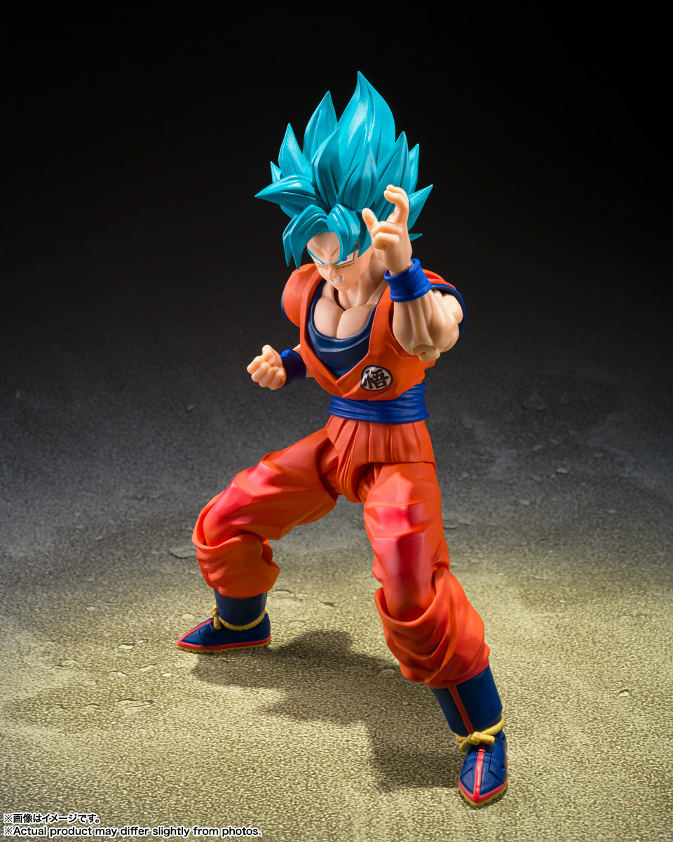 Figurine Super Saiyan God Super Saiyan Goku Blue Power Beyond Limits Ver. S.H. Figuarts Dragon Ball