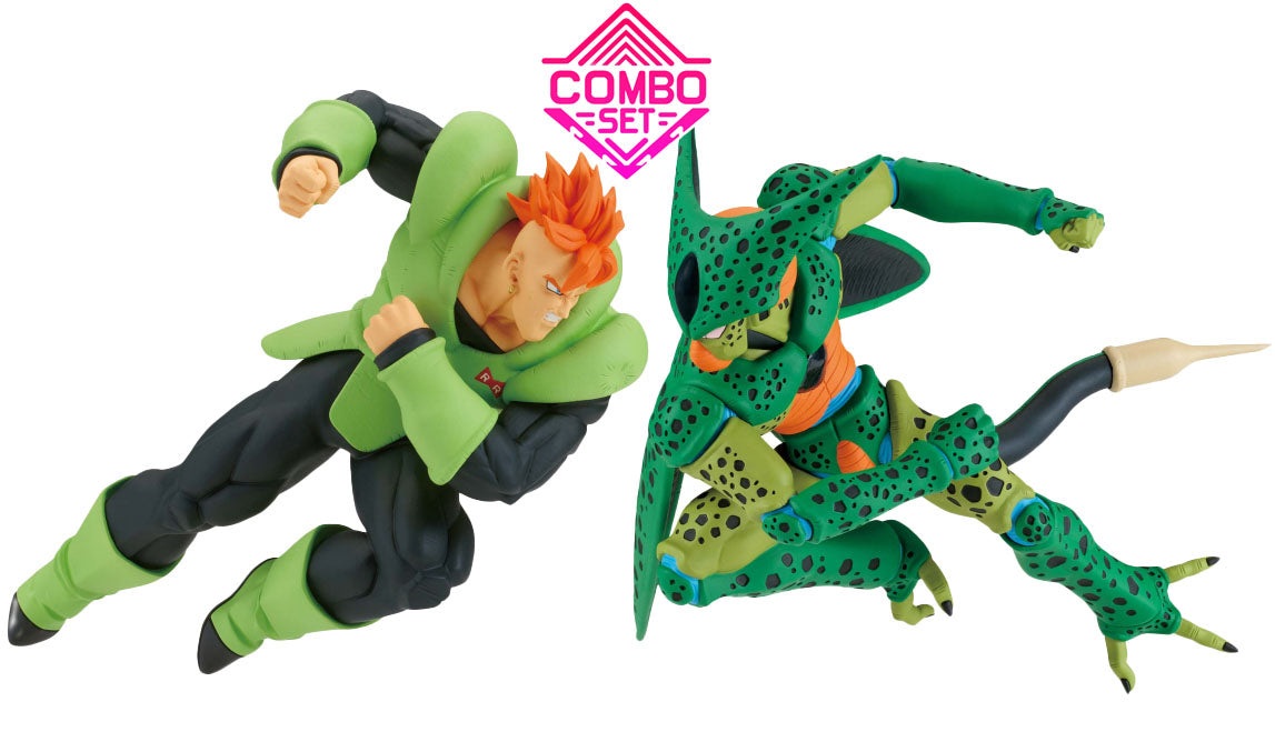 Figurine C-16 VS Cell Match Makers Dragon Ball Combo Set