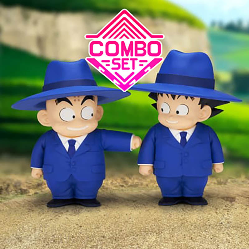 Figurine Krillin & Goku Suit Ver. Softvimates Dragon Ball Combo Set