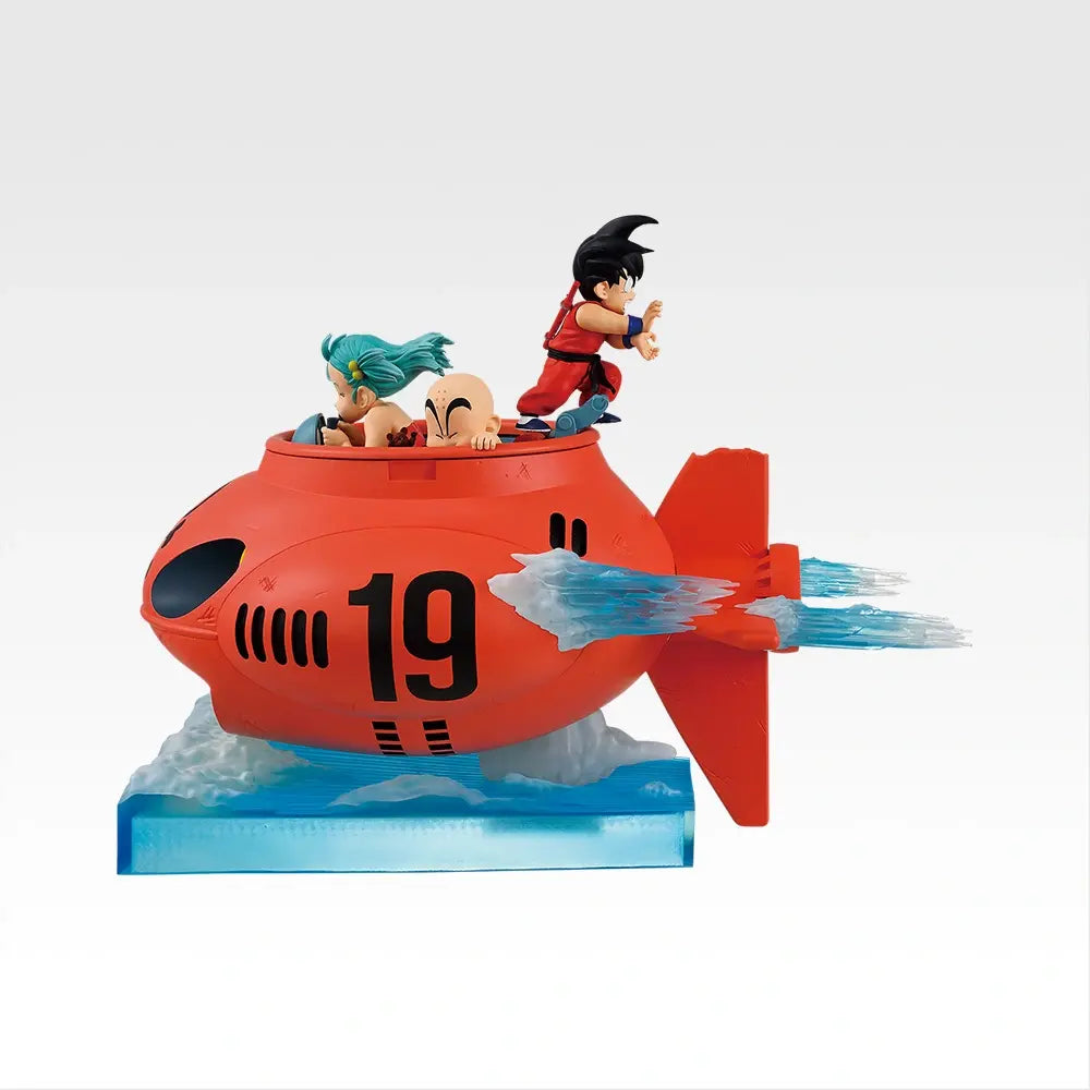 Figurine Goku & Krilin & Bulma (D) Ichiban Kuji Dragon Ball EX The Red Ribbon Army