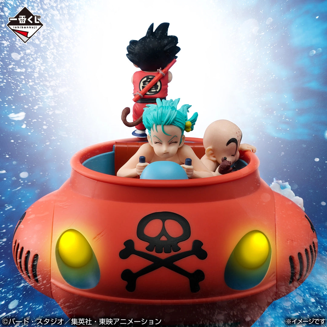 Figurine Goku & Krilin & Bulma (D) Ichiban Kuji Dragon Ball EX The Red Ribbon Army