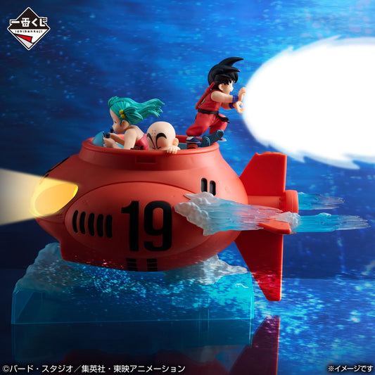 Figurine Goku & Krilin & Bulma (D) Ichiban Kuji Dragon Ball EX The Red Ribbon Army
